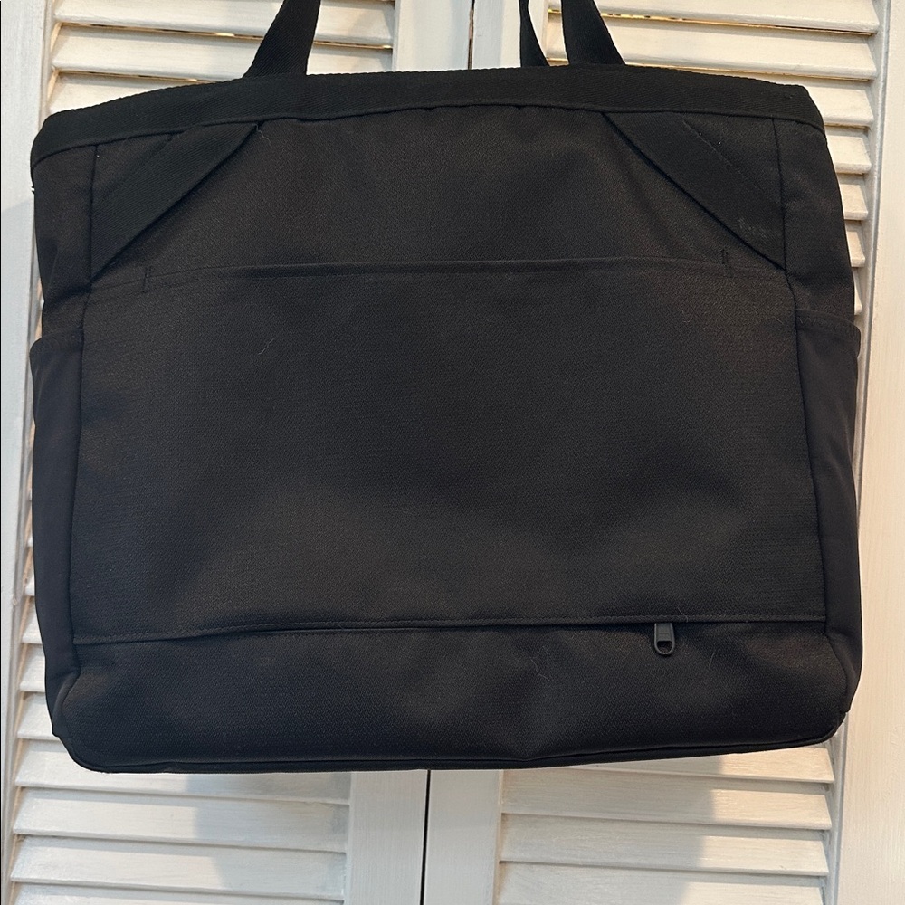 Sherpani Black Tote with Red and Yellow Highlights - Picture 3 of 3